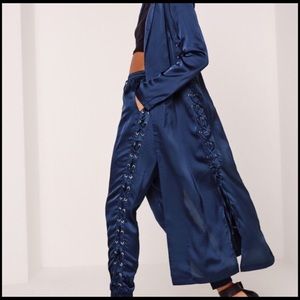 Missguided Eyelet Duster Coat